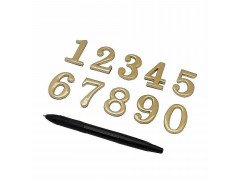 Цифра на дверь G Золото