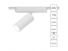 Трековый светодиодный светильник Arte Lamp Rapid A6156PL-1WH