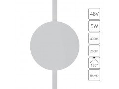 Трековый светодиодный светильник Arte Lamp Rapid A6163PL-1WH