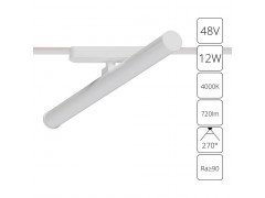 Трековый светодиодный светильник Arte Lamp Rapid A6165PL-1WH