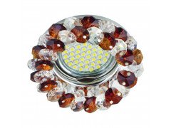 Встраиваемый светильник Fametto Fiore DLS-F130 GU5.3 Chrome/Brown