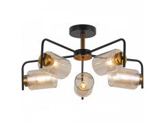 Потолочная люстра Illumico IL8248-5COU-79 BK GD