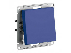 Переключатель одноклавишный перекрестный Systeme Electric AtlasDesign 10A 250V аквамарин ATN001171