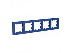 Рамка 5-постовая Systeme Electric AtlasDesign аквамарин ATN001105