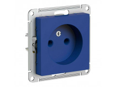 Розетка 2К Systeme Electric AtlasDesign 16A 250V аквамарин ATN001141