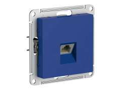 Розетка компьютерная RJ45 Systeme Electric AtlasDesign кат. 5Е аквамарин ATN001183