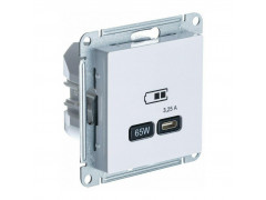 Розетка USB Systeme Electric AtlasDesign тип C белый ATN000127